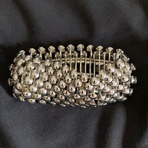 Silver tone bracelet